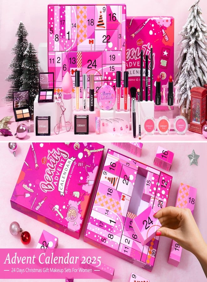 EIRNAY Makeup Advent Calendar 2025, 24 Days Christmas Gift Makeup Sets For Women Teen Girl, 2025 Xmas Countdown Calendar Cosmetics Holiday Surprise Make Up Gift Kits for Women Full Kit - Image 4